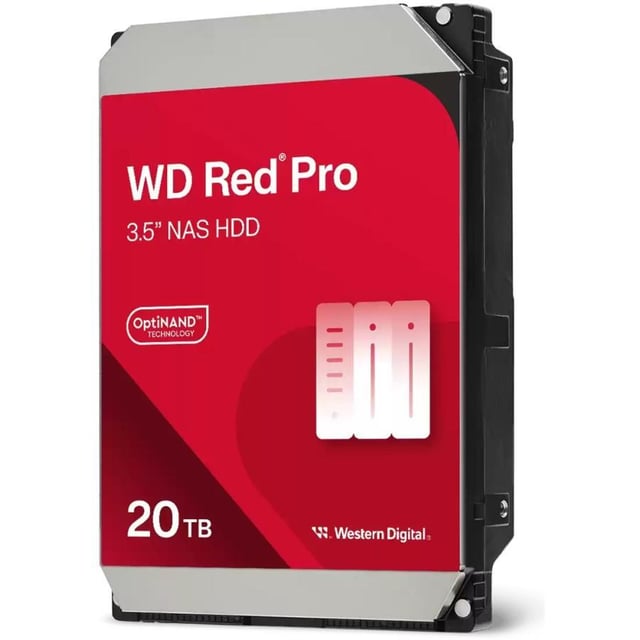 WESTERN DIGITAL WD241KFGX WD Red Pro NAS HDD, 24 TB, 3.5 inch, Serial ATA3, 7200 RPM, 512MB