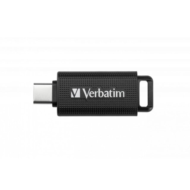 Verbatim 49457 Store "n" Go USB Drive, 32 GB, USB Type-C, 3.2 Gen 1 (3.1 Gen 1) Slide, 4 g, Black