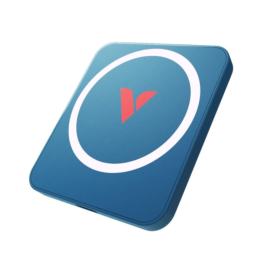 Verbatim 32075 SnapBack SSD Blue Metallic, 1 TB, USB Type-C, USB 3.2 Gen 2x2, 2000 MB/s, 20 Gbit/s