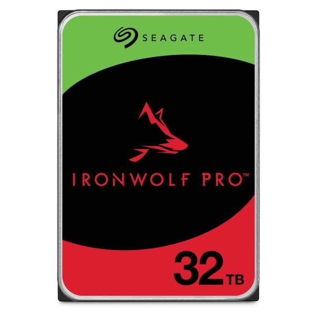 Seagate ST32000NT000 IronWolf Pro HDD, 32 TB, 7200 RPM, 3.5", Serial ATA III