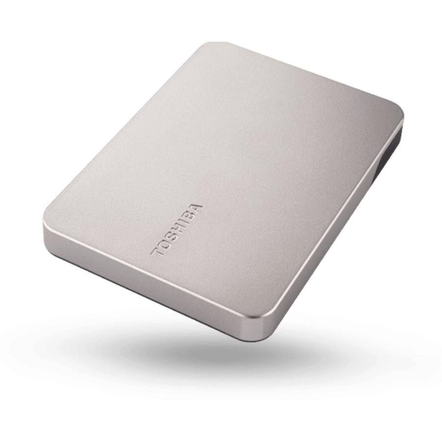Toshiba HDTX210ESCAA Storage Canvio Flex Portable HDD, 1TB, USB3.2 Gen1 Type-C+A, Silver