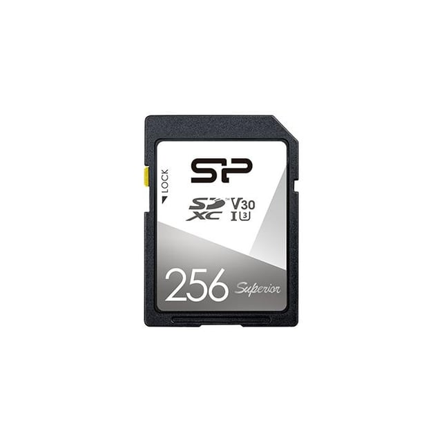 Silicon Power SP256GBSDXCV3V10 Superior SDXC, 256GB, UHS-1 U1 V30, 100/80MB/s