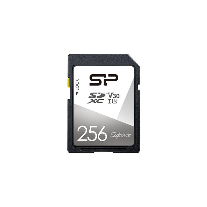 Silicon Power SP256GBSDXCV3V10 Superior SDXC, 256GB, UHS-1 U1 V30, 100/80MB/s