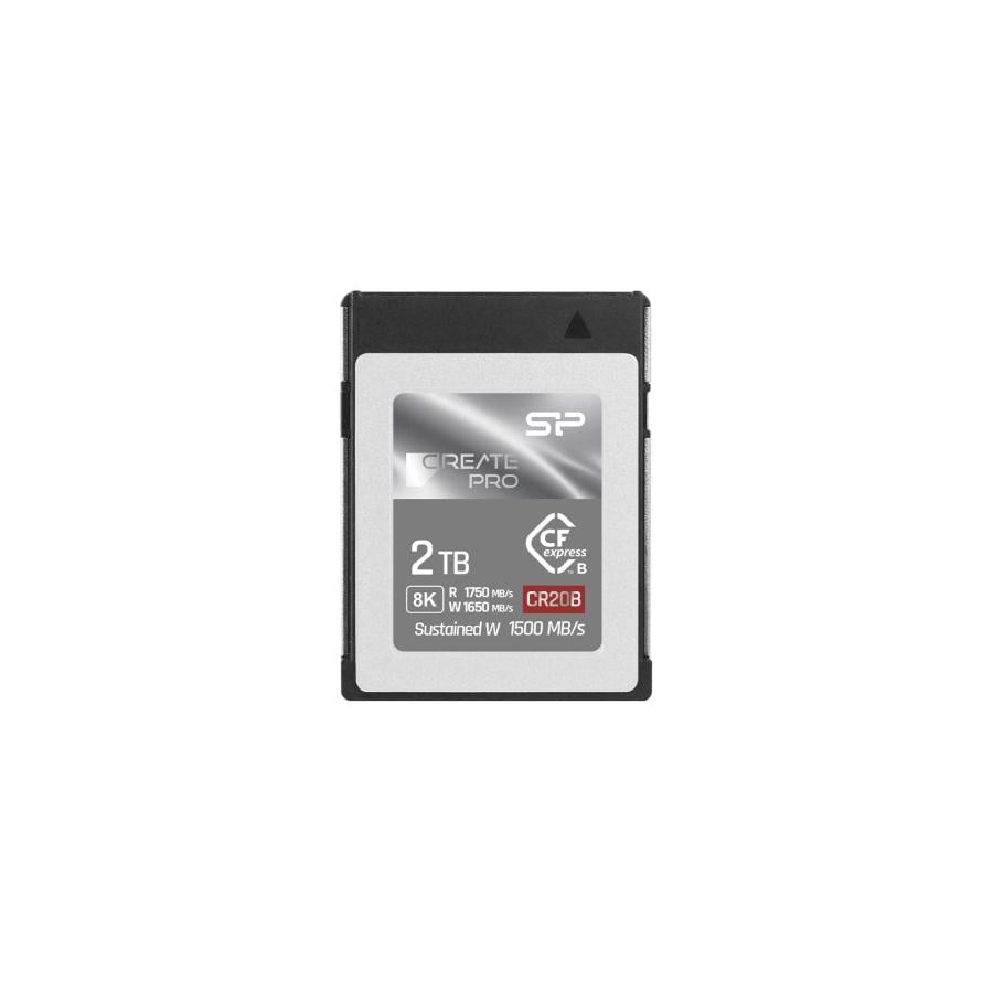 Silicon Power SP002TBCFEB21V10 CreatePro CR20B, 2TB, CFexpress 2.0 Type B, PCIe3.0 x2, 1750MB/s