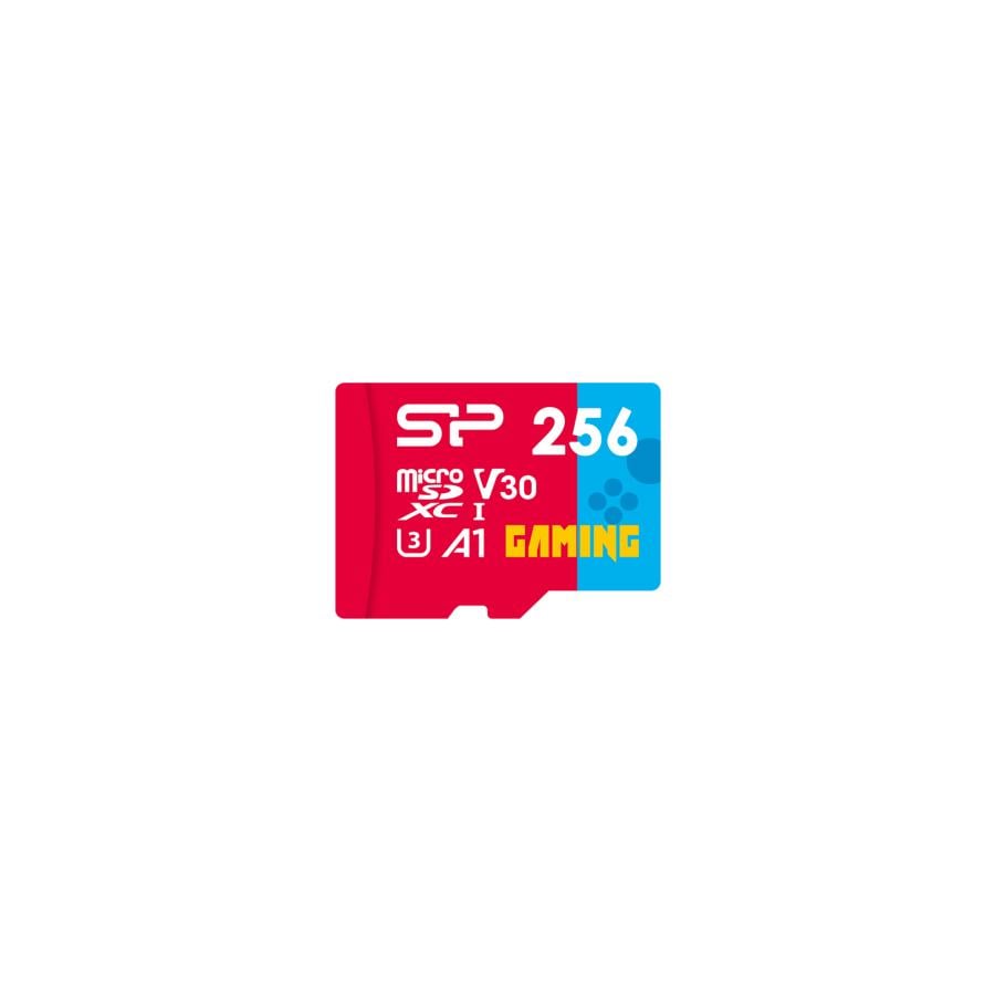 Silicon Power SP256GBSTXDV3V1NSP Superior Gaming MicroSDCX, 256 GB, A1, V30, UHS-1 U3, 100MB/s