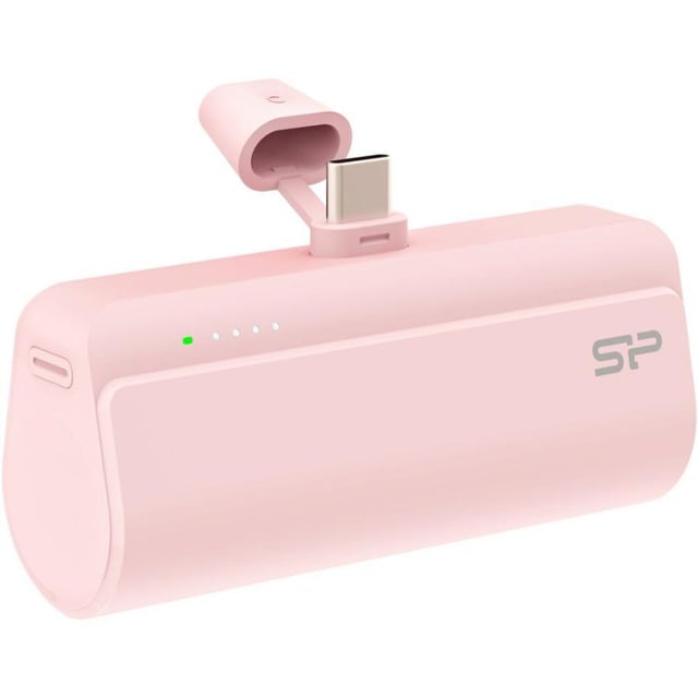 Silicon Power SP5K0MAPBKQD500P QD50 Powerbank, 5000mAh, USB Type-C, QC 4.0 + PD, Pink