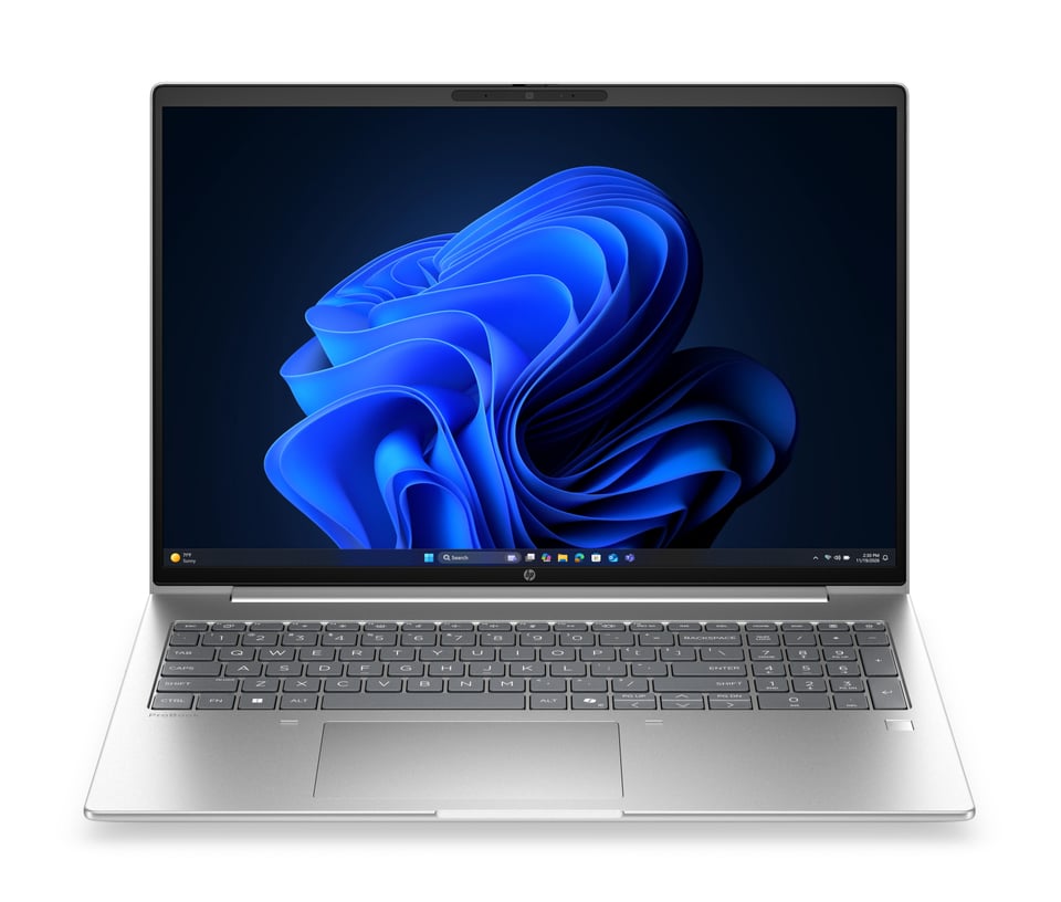 HP ProBook 4 G2a AI AMD Ryzen™ 5 230 Laptop 40,6 cm (16") WUXGA 16 GB DDR5-SDRAM 512 GB SSD Wi-Fi 7 (802.11be) Windows 11 Pro Zilver QWERTY