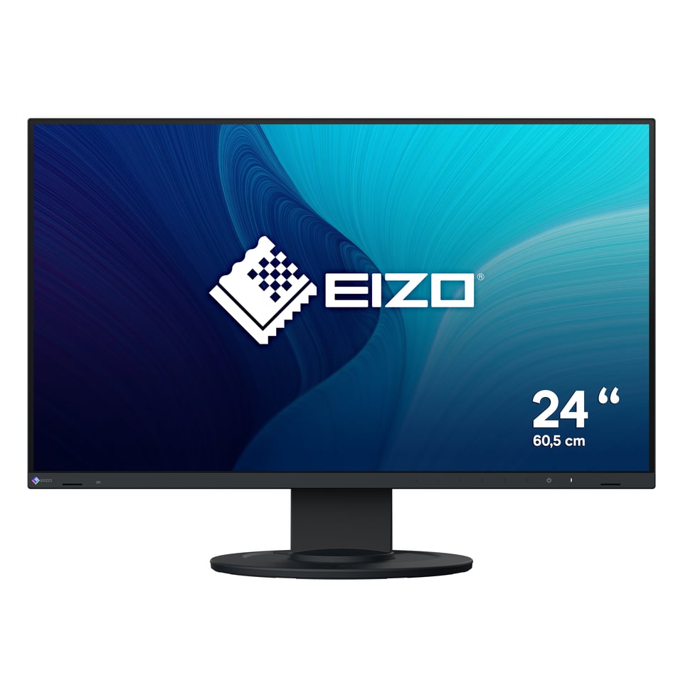 EIZO FlexScan EV2400R-BK computer monitor 60,5 cm (23.8") 1920 x 1080 Pixels Full HD LCD Zwart