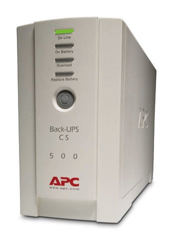 APC Back-UPS BK500EI - 500VA, 4x C13 uitgang, USB