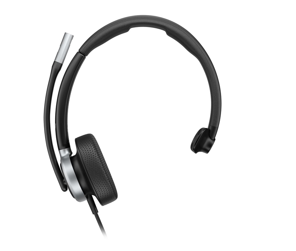 HP Poly Mission 615 Monaural USB Wired Headset (Bulk)