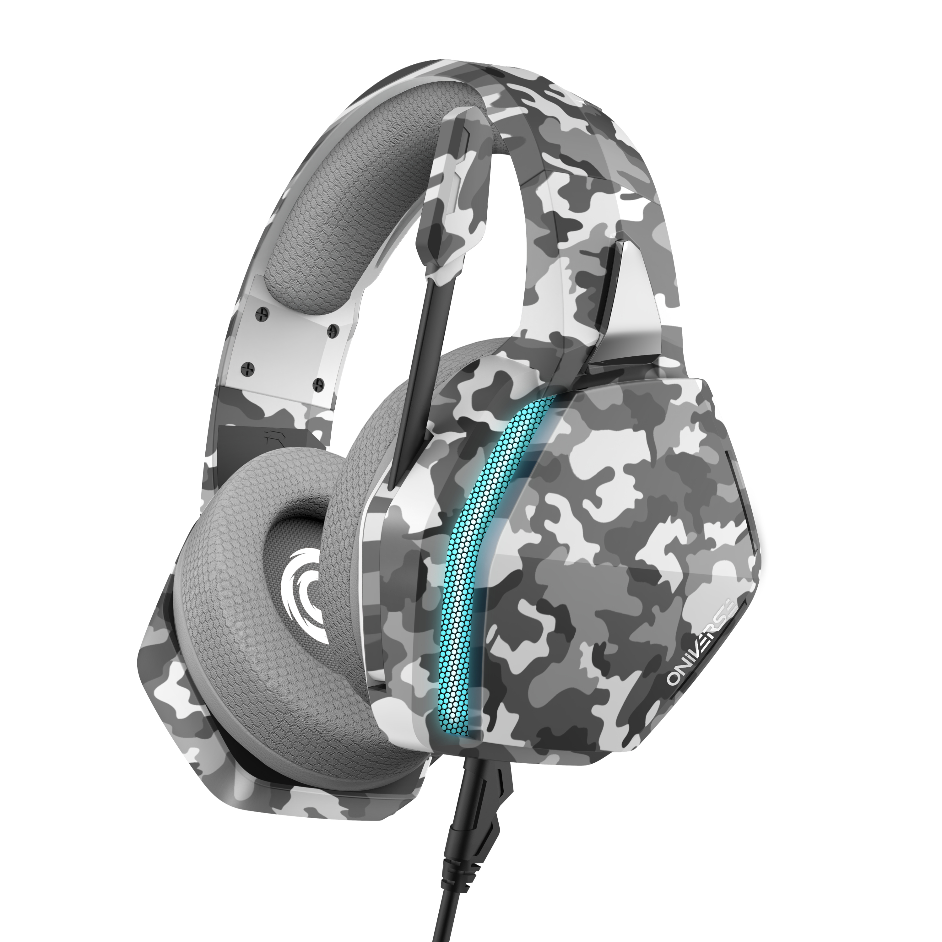 Oniverse Nebula Headset Bedraad Hoofdband Gamen USB Type-A Camouflage