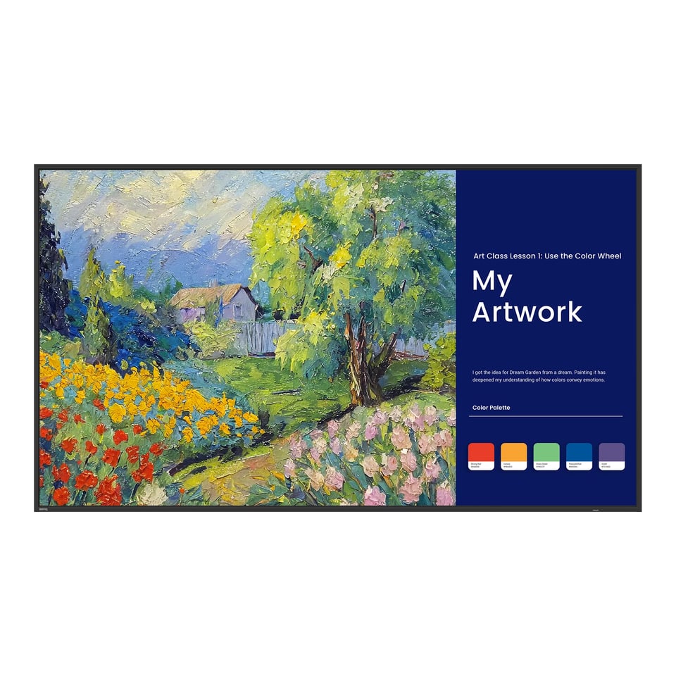 BenQ SL6504 Smart Signage Display Digitale signage flatscreen 165,1 cm (65") LCD 500 cd/m² 4K Ultra HD Zwart Type processor Android