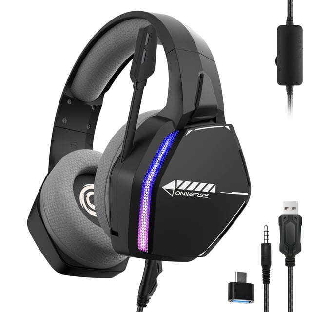 Oniverse Nebula Headset Bedraad Hoofdband Gamen USB Type-A Zwart