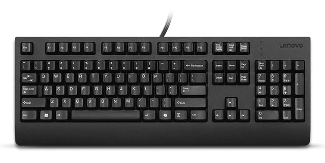 Lenovo Preferred Pro II USB Keyboard-Belgian toetsenbord Thuis/Werk Belgisch, Frans Zwart