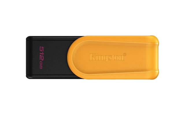 Kingston Technology DataTraveler 512GB Portable USB 3.2 Gen 1 Exodia S (Black/Yellow)