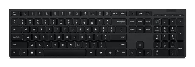Lenovo 4Y41R64507 toetsenbord Thuis/Werk RF-draadloos + Bluetooth Belgisch, Engels Zwart