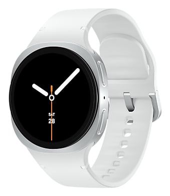 Samsung Galaxy Watch 8 3,3 cm (1.3") AMOLED 40 mm Digitaal 438 x 438 Pixels Touchscreen Zilver Wifi GPS