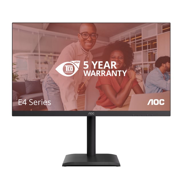 AOC E4 U27E4CV computer monitor 68,6 cm (27") 3840 x 2160 Pixels 4K Ultra HD LED Zwart