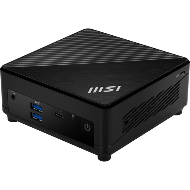 MSI Cubi 5 1M-498EU Intel Core 3 100U 8 GB DDR5-SDRAM 512 GB SSD Windows 11 Home Mini PC Zwart
