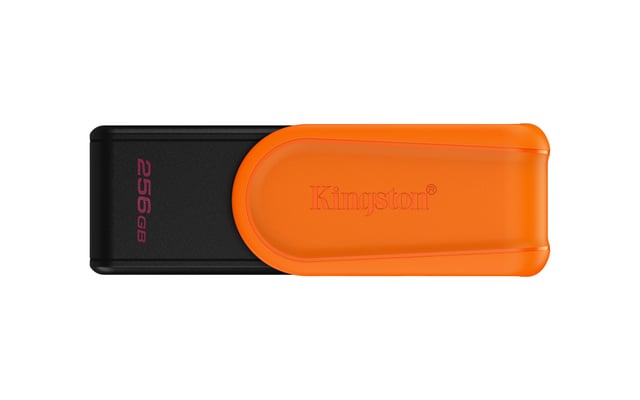 Kingston Technology DataTraveler 256GB Portable USB 3.2 Gen 1 Exodia S (Black/Orange)