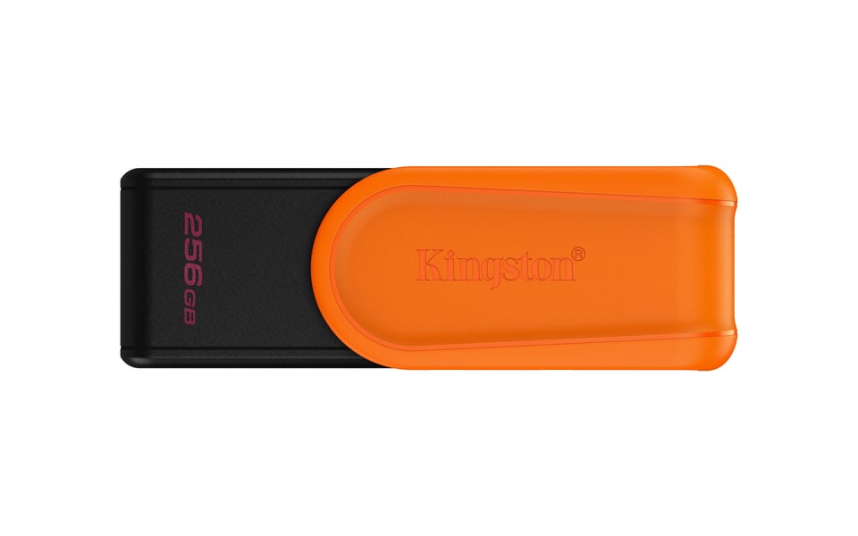 Kingston Technology DataTraveler 256GB Portable USB 3.2 Gen 1 Exodia S (Black/Orange)