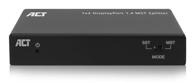 ACT 1x2 DisplayPort 1.4 MST Splitter