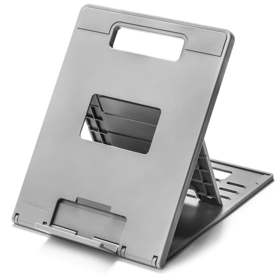 Kensington SmartFit Easy Riser Go verstelbare ergonomische laptopverhoger met koelfunctie tot 14” laptops