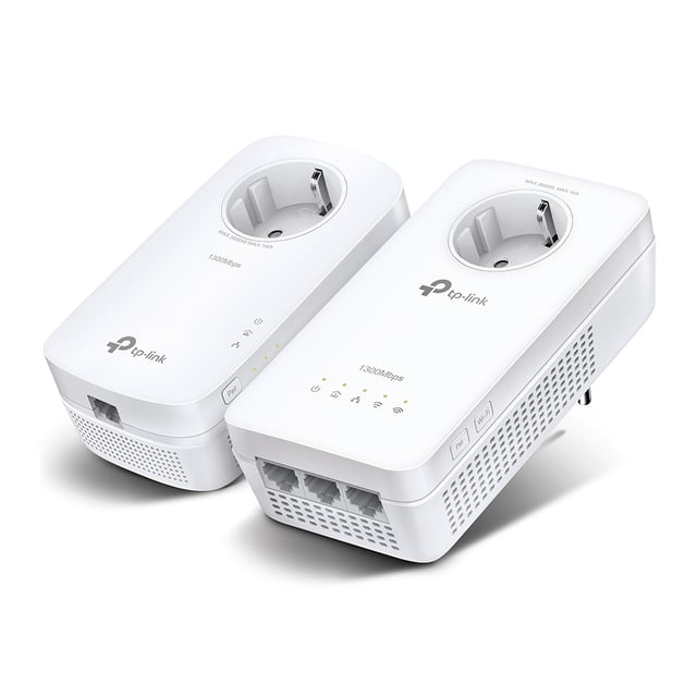 TP-Link TL-WPA8631P KIT PowerLine-netwerkadapter 300 Mbit/s Ethernet LAN Wifi Wit 2 stuk(s)