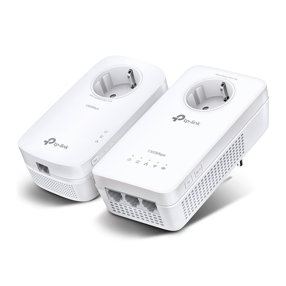 TP-Link TL-WPA8631P KIT PowerLine-netwerkadapter 300 Mbit/s Ethernet LAN Wifi Wit 2 stuk(s)