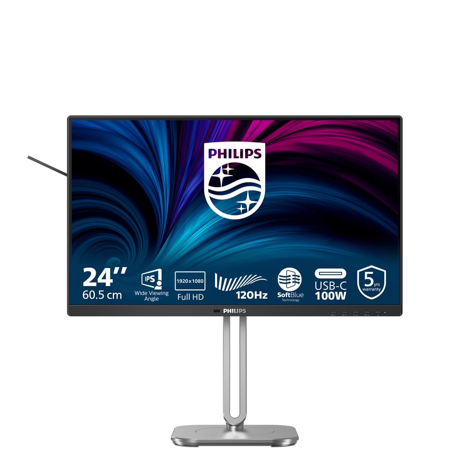 Philips 4000 series 24B2U4301/00 computer monitor 60,5 cm (23.8") 1920 x 1080 Pixels Full HD LCD Grijs