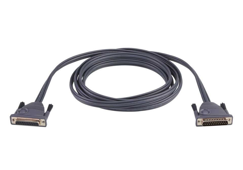 ATEN 2L1701 seriële kabel Zwart 1,8 m DB-25