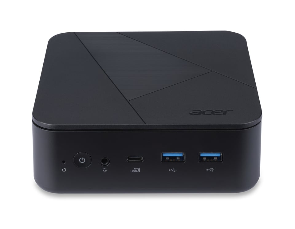 Acer Veriton N N1502G-13U5U NUC Intel Core 5 120U 16 GB DDR4-SDRAM 512 GB SSD Windows 11 Pro Mini PC Zwart