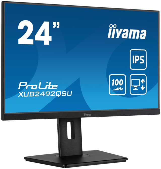 iiyama ProLite XUB2492QSU-B1 computer monitor 60,5 cm (23.8") 2560 x 1440 Pixels Quad HD LED Zwart