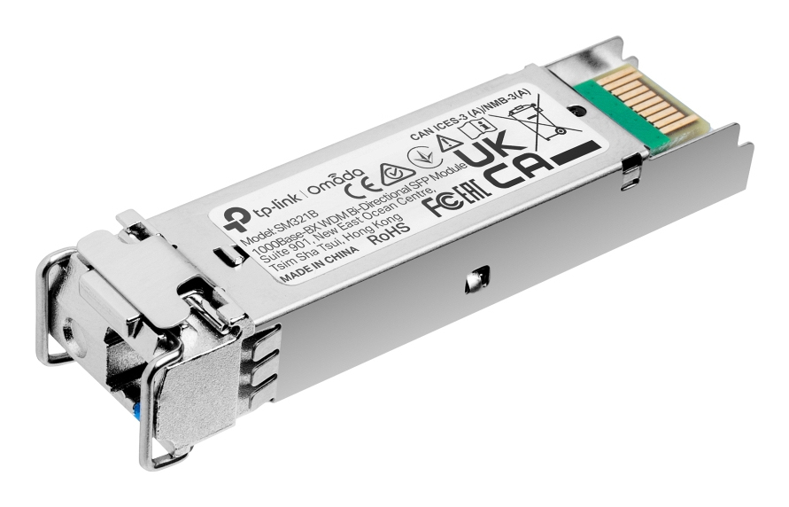 TP-Link Omada SM321B netwerk transceiver module Vezel-optiek 1250 Mbit/s SFP