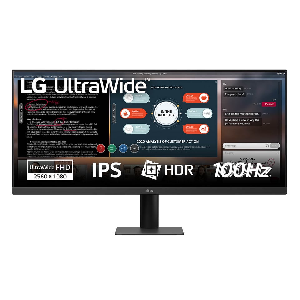 LG 29U511A-B computer monitor 73,7 cm (29") 2560 x 1080 Pixels WFHD LCD Zwart
