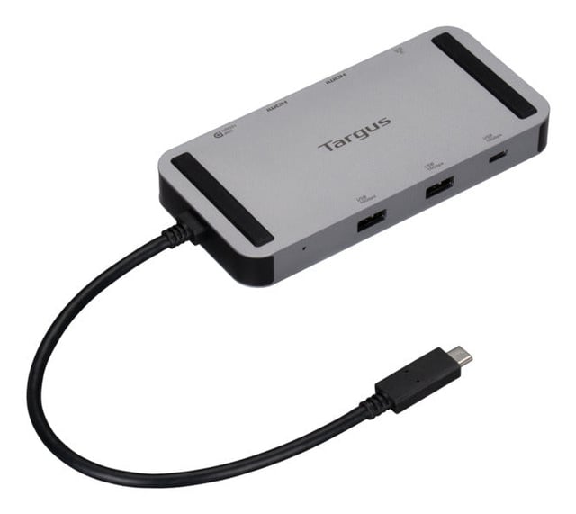 Targus DOCK429GL laptop dock & poortreplicator Bedraad USB4 Zilver