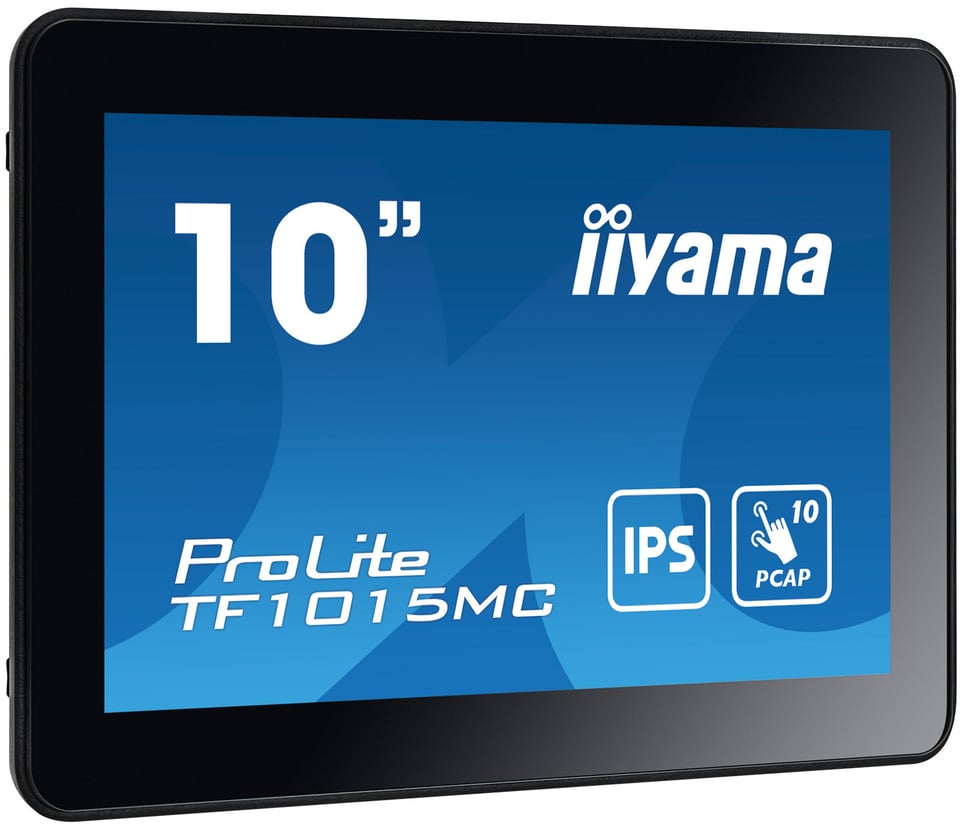 iiyama TF1015MC-B3 computer monitor 25,6 cm (10.1") 1280 x 800 Pixels HD LED Touchscreen Zwart