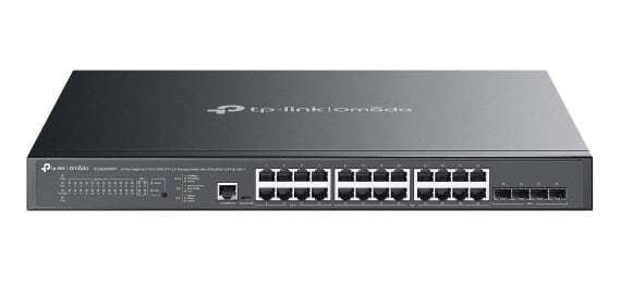 TP-Link Omada SG3428XMPP netwerk-switch Managed L2+ Gigabit Ethernet (10/100/1000) Power over Ethernet (PoE) 1U Zwart