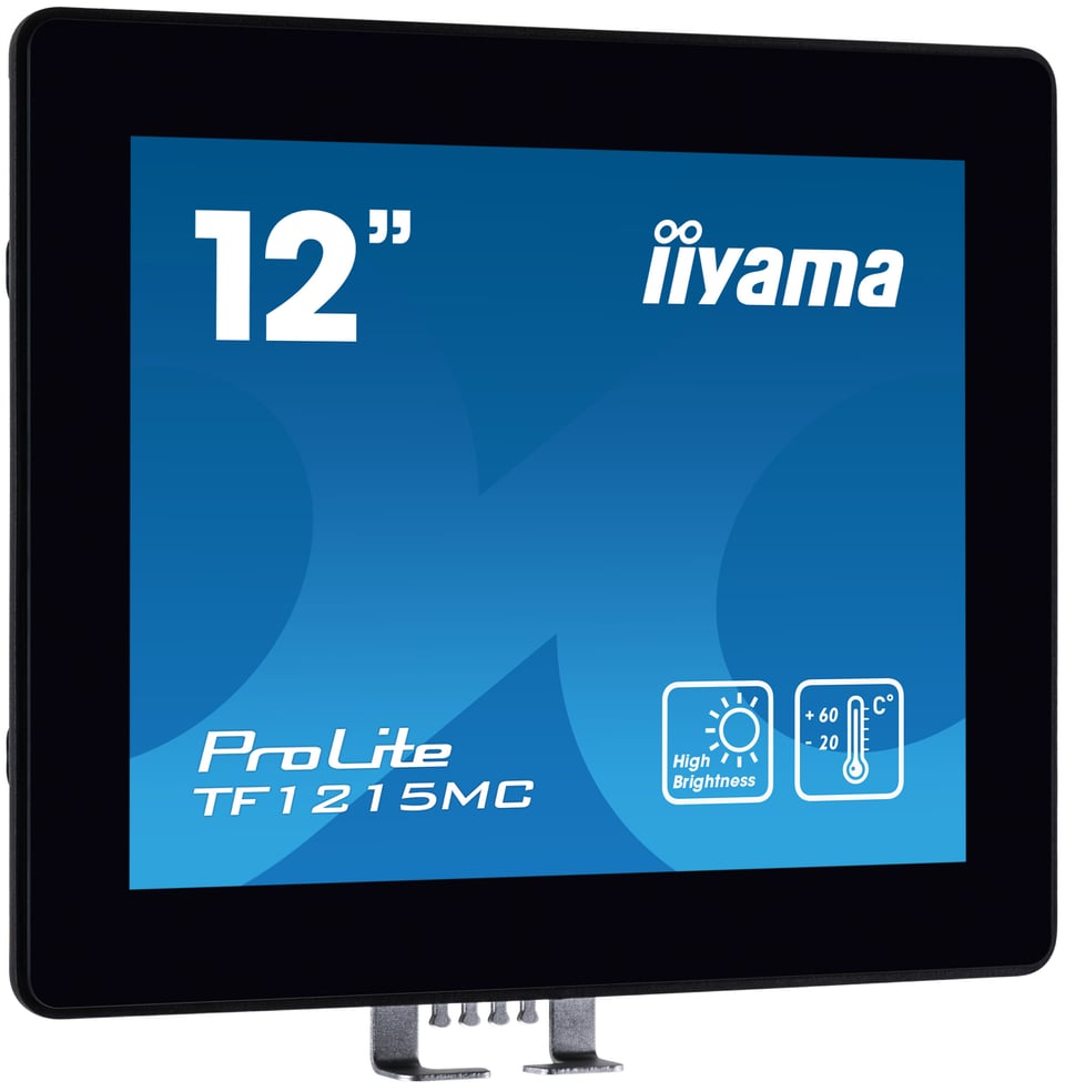 iiyama TF1215MC-B1 computer monitor 30,7 cm (12.1") 1024 x 768 Pixels LCD Touchscreen Zwart