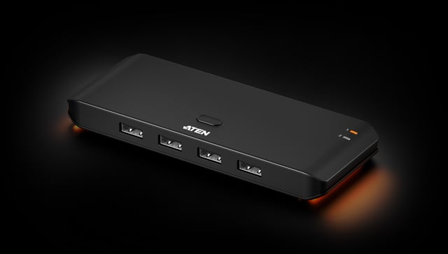 ATEN 2 x 4 USB 2.0-delerschakelaar