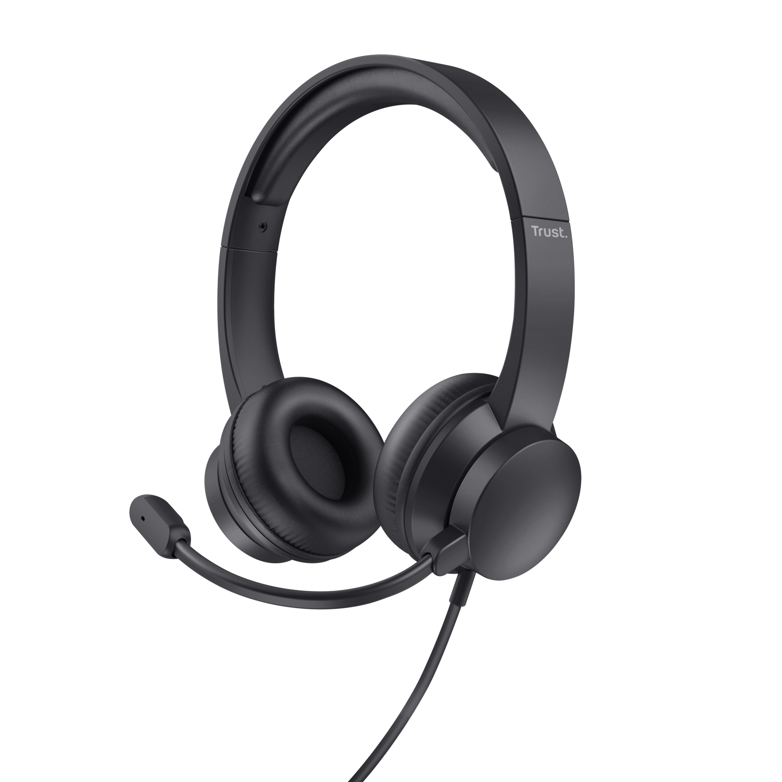 Trust HS‑150 Bedrade PC‑headset – headset – business model – verstelbare hoofdband – Zwart