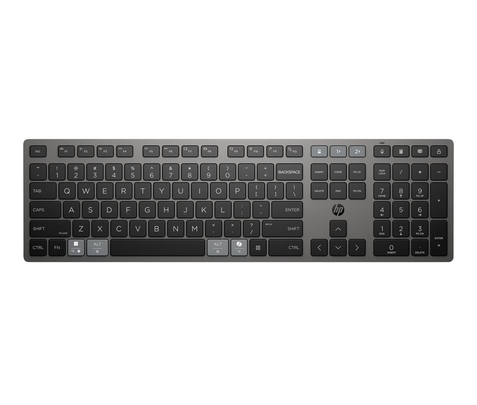 HP 725 Multi-Device Rechargeable Wireless Keyboard