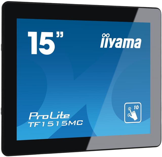 iiyama TF1515MC-B2 computer monitor 38,1 cm (15") 1024 x 768 Pixels XGA LED Touchscreen Zwart