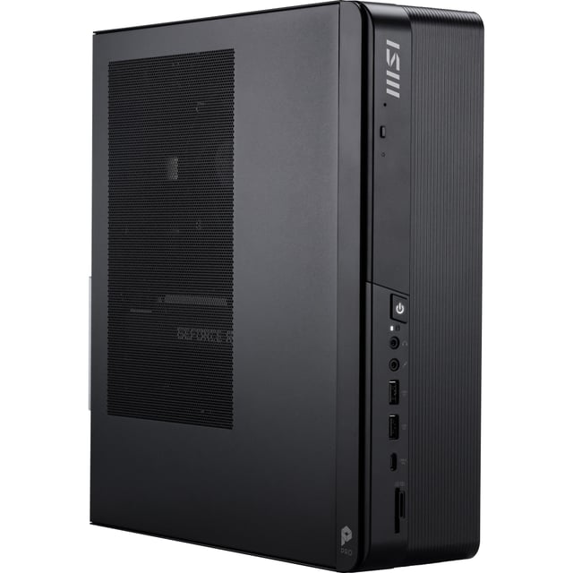 MSI Pro DP80 A14G-218EU Intel® Core™ i3 i3-14100 8 GB DDR5-SDRAM 512 GB SSD Windows 11 Home Desktop PC Zwart