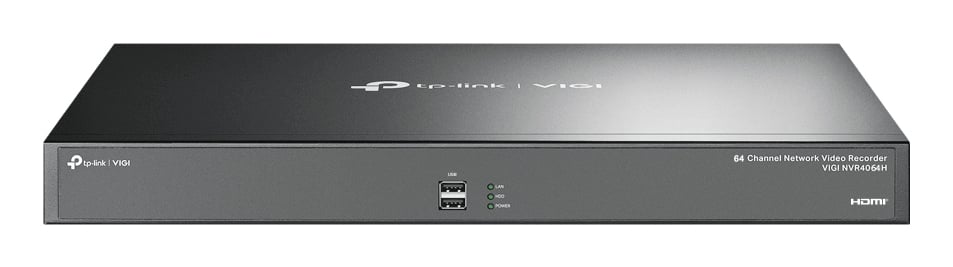 TP-Link VIGI NVR4064H Netwerk Video Recorder (NVR) Zwart