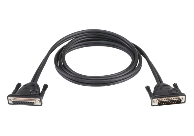 ATEN 2L2705 seriële kabel Zwart 4,8 m DB-25