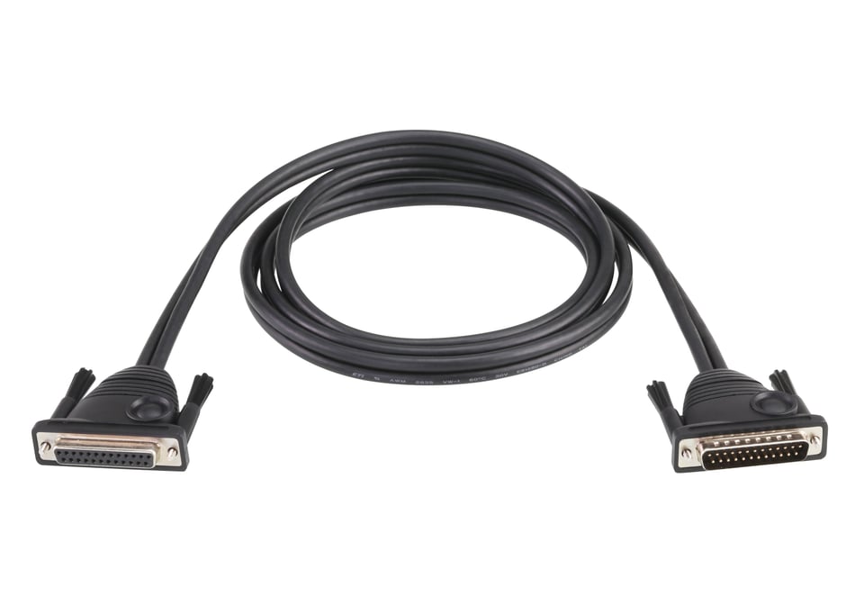 ATEN 2L2703 seriële kabel Zwart 3 m DB-25
