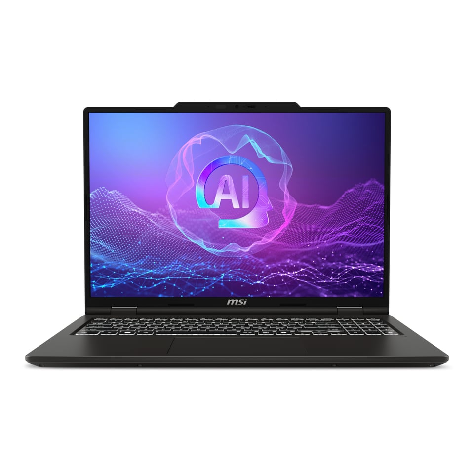 MSI VenturePro 16 A2RWEG-056NL Intel Core 7 240H Netbook 40,6 cm (16") 2K 32 GB DDR5-SDRAM 512 GB SSD NVIDIA GeForce RTX 5050 Wi-Fi 6E (802.11ax) Windows 11 Pro Grijs