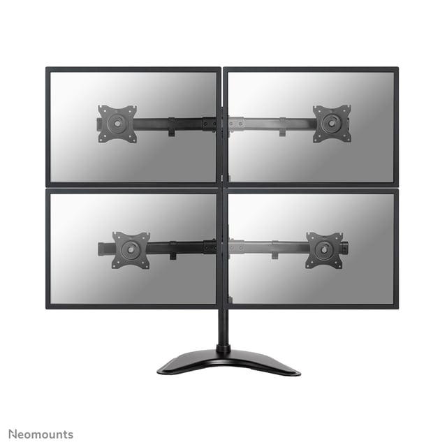 Neomounts NM-D335D4BLACK Monitorstandaard 10-27"