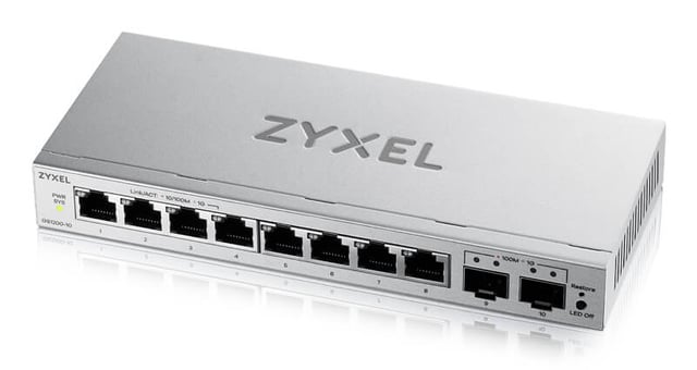 Zyxel GS1200-10v3 Managed L2 Gigabit Ethernet (10/100/1000) Desktop Grijs